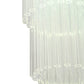 Meyda Lighting Havasu 12" LED Buttered Brass Pendant Light With Clear Crystal Idalight Tubes Shade Glass