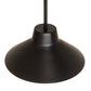 Meyda Lighting Hermosa 18" Solar Black & Gold Matte Pendant Light