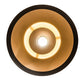Meyda Lighting Hermosa 18" Solar Black & Gold Matte Pendant Light