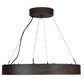 Meyda Lighting Hickory Treasures 25" LED Armoire Hickory Pendant Light With Clear Baguette Shade