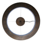 Meyda Lighting Hickory Treasures 25" LED Armoire Hickory Pendant Light With Clear Baguette Shade