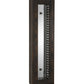 Meyda Lighting Hickory Treasures 8" LED Armoire Hickory Wall Sconce With Crystal Baquettes Shade Glass