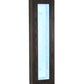 Meyda Lighting Hickory Treasures 8" LED Armoire Hickory Wall Sconce With Crystal Baquettes Shade Glass
