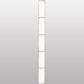 Meyda Lighting Hodiak 95" LED Brass Island Pendant Light With White Statuario Shade