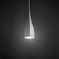 Meyda Lighting Hoffman 4"Sq White Pendant Light With Clear Shade Glass