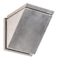 Meyda Lighting Hoffman 7" Brushed Stainless Steel Wall Sconce With Clear Shade Glass