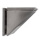Meyda Lighting Hoffman 7" Brushed Stainless Steel Wall Sconce With Clear Shade Glass