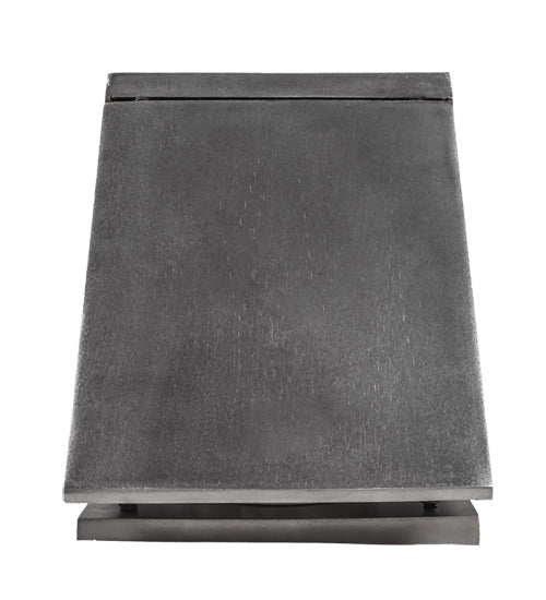 Meyda Lighting Hoffman 7" Brushed Stainless Steel Wall Sconce With Clear Shade Glass