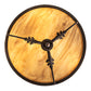 Meyda Lighting Hoja 15" 3-Light Rokusho Semi-flush Mount Light With Beige Travertine Idalight Shade