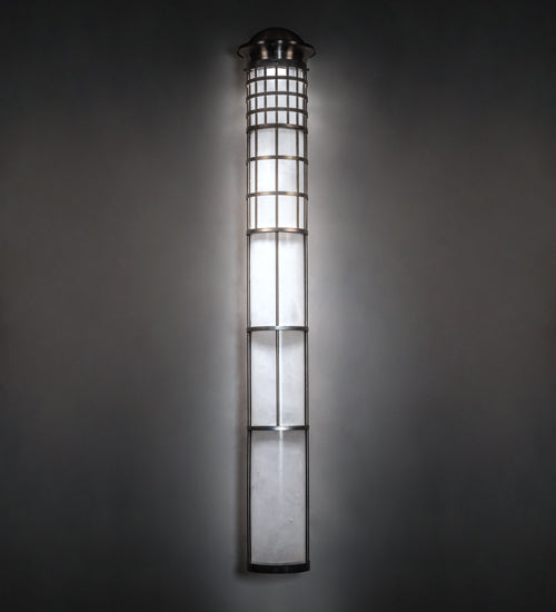 Meyda Lighting Hudson House 10" Brushed Stainless Steel Wall Sconce With Rainstone Idalight Shade