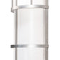 Meyda Lighting Hudson House 11" Brushed Stainless Steel Wall Sconce With Rainstone Idalight Shade