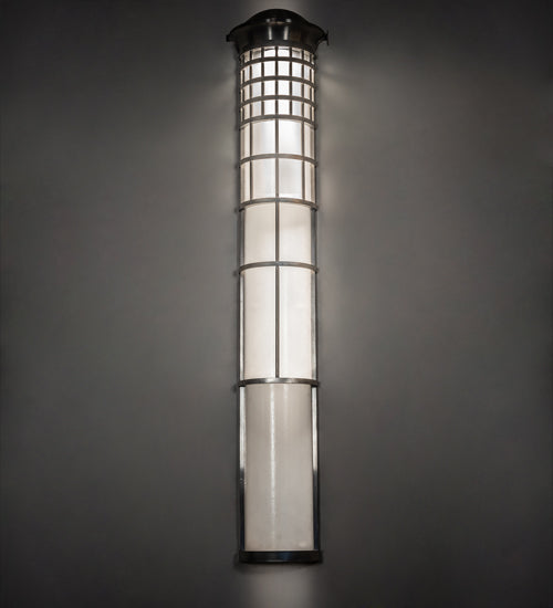 Meyda Lighting Hudson House 11" Brushed Stainless Steel Wall Sconce With Rainstone Idalight Shade