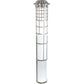 Meyda Lighting Hudson House 11" Brushed Stainless Steel Wall Sconce With Rainstone Idalight Shade