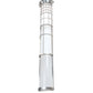 Meyda Lighting Hudson House 11" Brushed Stainless Steel Wall Sconce With Rainstone Idalight Shade