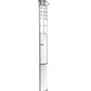 Meyda Lighting Hudson House 11" Brushed Stainless Steel Wall Sconce With Rainstone Idalight Shade