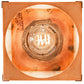 Meyda Lighting Hudson Welcome 9" Natural Copper Welcome Lantern Flush Mount Light With Clear Seeded Shade Glass