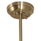 Meyda Lighting Huevo 13" 2-Light Antique Bronze Privilege Pendant Light With White Shade Glass