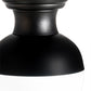 Meyda Lighting Huevo 9" LED Black Flush Mount Light With White Shade Glass