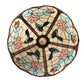 Meyda Lighting Hummingbird 20" Mahogany Bronze Pendant Light With Multi-Colored Shade Glass