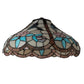 Meyda Lighting Hummingbird 20" Multi-Colored Shade Glass