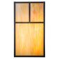 Meyda Lighting Hyde Park 10" 2-Light Craftsman Brown T Mission Wall Sconce With Beige Iridescent Shade Glass