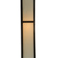 Meyda Lighting Hyde Park 10" 2-Light Craftsman Brown T Mission Wall Sconce With White Art Shade Glass