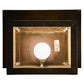 Meyda Lighting Hyde Park 12" Craftsman Brown T Mission Wall Sconce With Beige Art Shade Glass