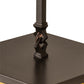 Meyda Lighting Hyde Park 13" Craftsman Brown "H" Mission Pendant Light With Beige Botticino Idalight Shade