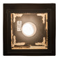 Meyda Lighting Hyde Park 13" Craftsman Brown "T" Mission Pendant Light With Beige Iridescent Glass & Amber Mica Shade