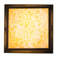 Meyda Lighting Hyde Park 17" 2-Light Craftsman Brown Deer Creek Flush Mount Light With Beige Art Shade Glasss