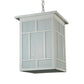 Meyda Lighting Hyde Park 17" 2-Light White Regents Pendant Light With White Shade Glass