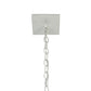 Meyda Lighting Hyde Park 17" 2-Light White Regents Pendant Light With White Shade Glass
