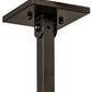 Meyda Lighting Hyde Park 18" Oil Rubbed Bronze Bambuseae Pendant Light With Fleshtone Idalight Shade