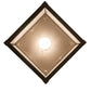Meyda Lighting Hyde Park 18" Oil Rubbed Bronze Bambuseae Pendant Light With Fleshtone Idalight Shade