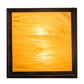 Meyda Lighting Hyde Park 20" 2-Light Craftsman Brown Triple Bar Mission Flush Mount Light With Honey Amber Art Shade Glass