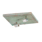 Meyda Lighting Hyde Park 20" 2-Light Verdigris Ginkgo Flush Mount Light With Beige Art & Clear Seeded Shade Glass