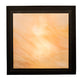 Meyda Lighting Hyde Park 21" 2-Light Craftsman Brown "T" Mission Flush Mount Light With Beige Iridescent And Amber Mica Shade Glass