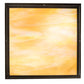Meyda Lighting Hyde Park 21" 2-Light Craftsman Brown "T" Mission Flush Mount Light With Travertine Idalight & Beige Iridiscent Shade