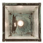 Meyda Lighting Hyde Park 21" Verdigris "T" Mission Pendant Light With Clear Seeded Shade Glass