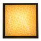 Meyda Lighting Hyde Park 23" 4-Light Craftsman Brown Double Bar Mission Flush Mount Light With Beige Art Shade Glass