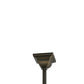 Meyda Lighting Hyde Park 36" 2-Light Antique Brass Winter Pine Island Pendant Light With Clear Seeded Shade Glass