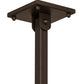 Meyda Lighting Hyde Park 40" 9-Light Oil Rubbed Bronze Apple Branch Chandelier With Fleshtone Idalight Shade