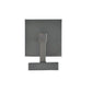 Meyda Lighting Hyde Park 5" Craftsman Brown Double Bar Mission Wall Sconce With Beige Iridescent Shade Glass