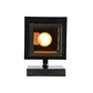 Meyda Lighting Hyde Park 6" Craftsman Brown Double Bar Mission Solid Mount Wall Sconce With Beige Iridescent Shade Glass