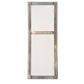 Meyda Lighting Hyde Park 7" 2-Light Antique Nickel T Mission Wall Sconce With White Shade Glass