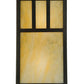 Meyda Lighting Hyde Park 7" 2-Light Craftsman Brown Double Bar Mission Wall Sconce With Beige Art Shade Glass