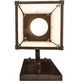 Meyda Lighting Hyde Park 7" Craftsman Brown On Copper "T" Mission Solid Mount Wall Sconce With Frosted Seeded Shade Glass