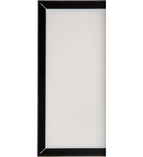 Meyda Lighting Hyde Park 9" 2-Light Oil Rubbed Bronze T Mission Wall Sconce With White Statuario Idalight Shade Glass