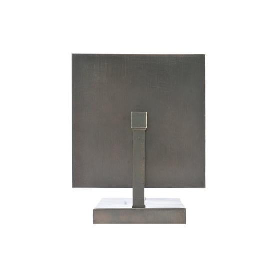 Meyda Lighting Hyde Park 9" Craftsman Brown Double Bar Mission Wall Sconce With Beige Iridescent Shade Glass