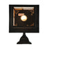 Meyda Lighting Hyde Park 9" Craftsman Brown Wall Sconce With Frosted Seeded & Amber Siena Shade Glass